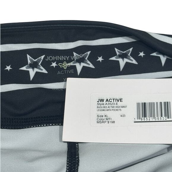 NWT! Johnny Was Bijou Bee Active High Waist Leggings w/ Pockets - Size XL - Picture 9 of 9